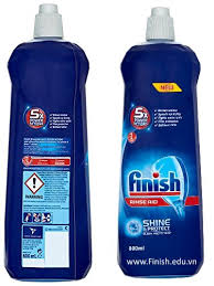 Dung dịch nước làm bóng Finish 800ml cho máy rửa bát